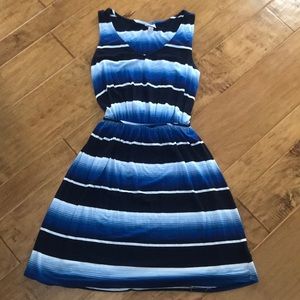 Merona Blue Striped Dress